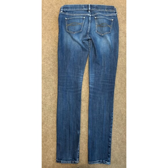 Abercrombie & Fitch Jeans Womens 2 Long Brett Perfect Stretch Low Rise Y2K Denim - Picture 2 of 9